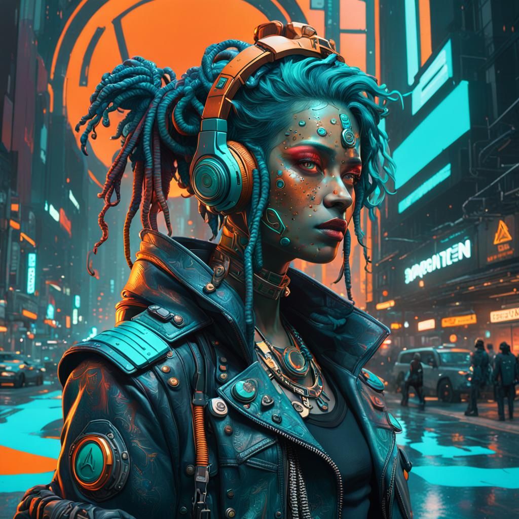Cyberpunk Concept Art in 8K Resolution