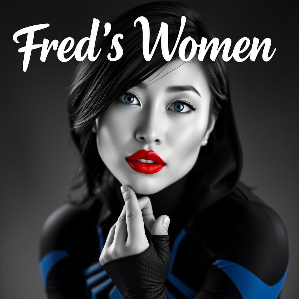 Striking Noir Portrait of a Chinese Woman in Spider-Man Cost...