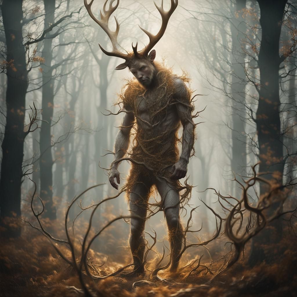 Contorted Form Emerges from Surreal Landscape