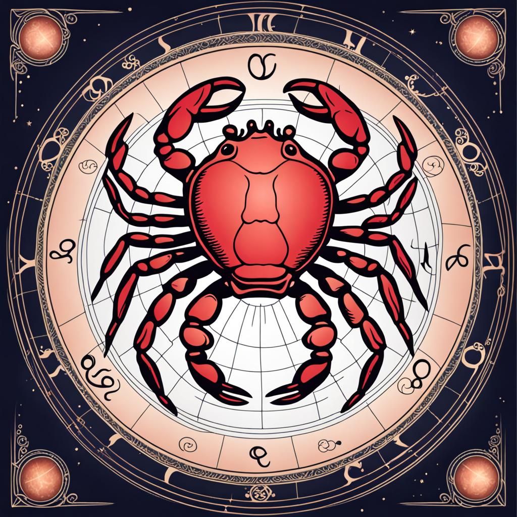 Cancer Zodiac Sign Art