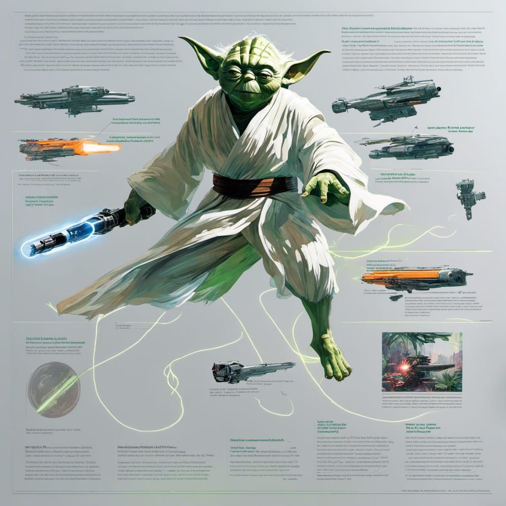 Yoda Channels the Force in Neon Jungle