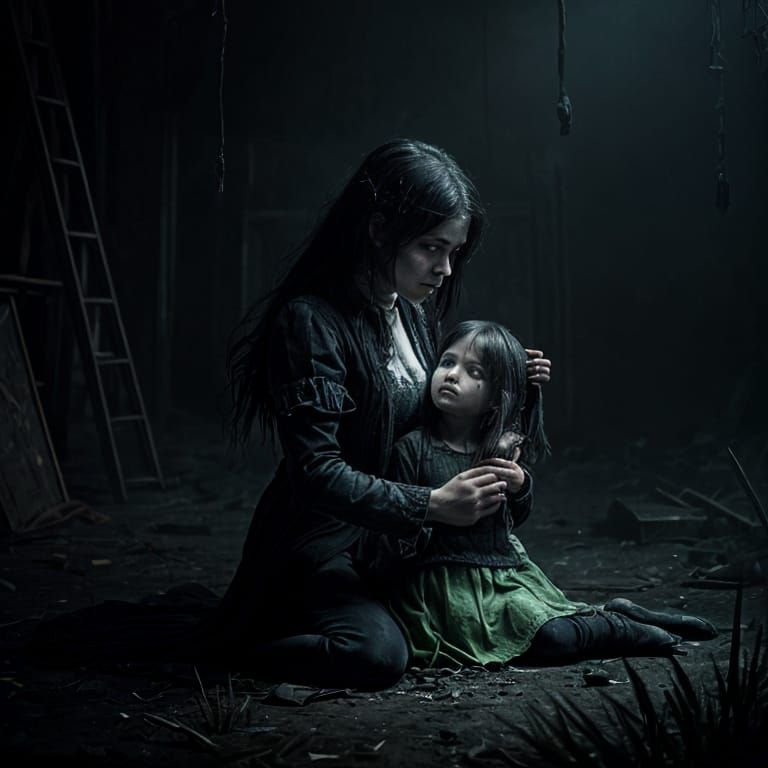 Terrifying Child Ghost in Abandoned Factory