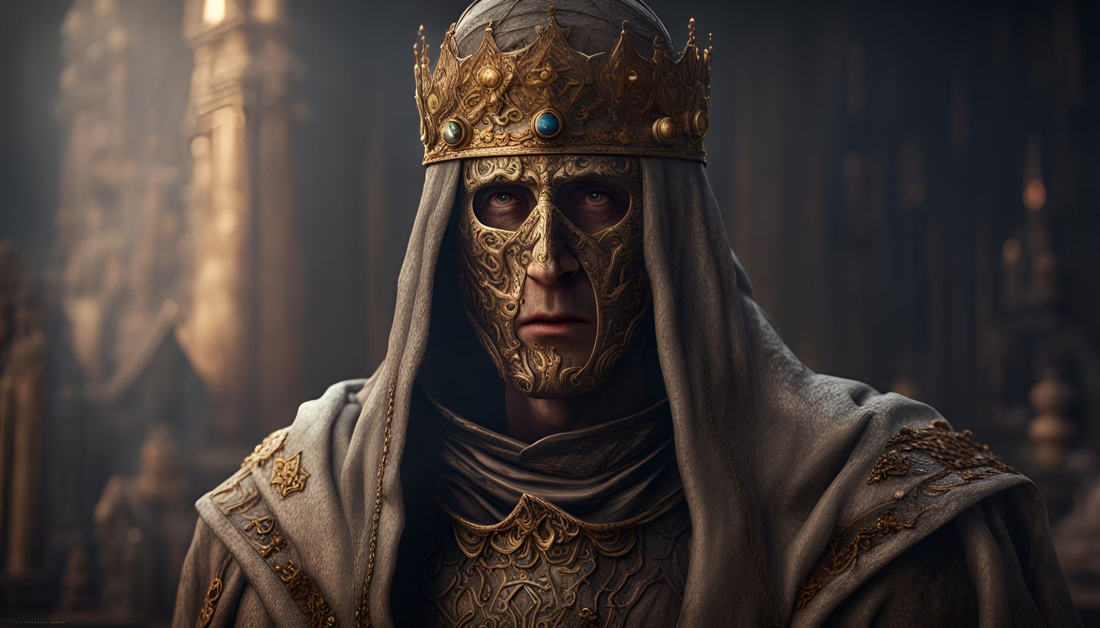 King Baldwin IV: The Leper King in Matte Painting
