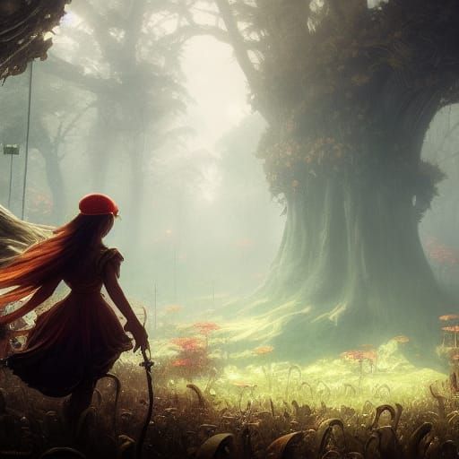 Mushroom Kingdom Dark Fantasy Concept Art