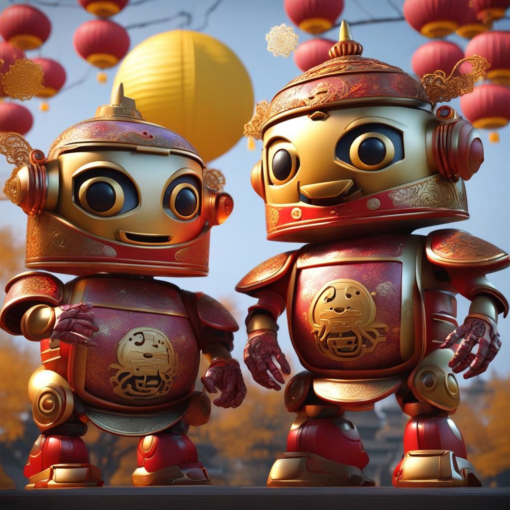 Mid-Autumn Festival with Asian Game Mascots