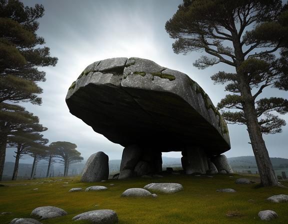 Galician Megalithic dolmen