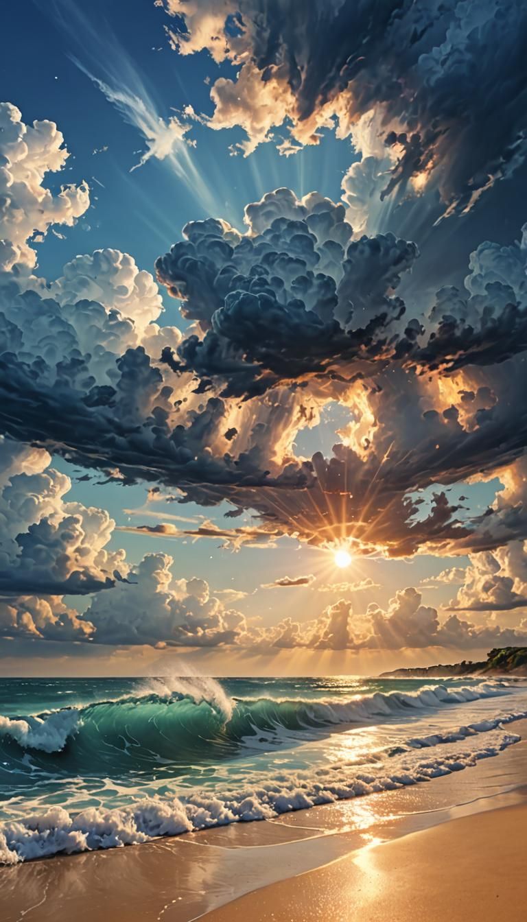 Surreal Summer Dreamscape: An AI Interpretation