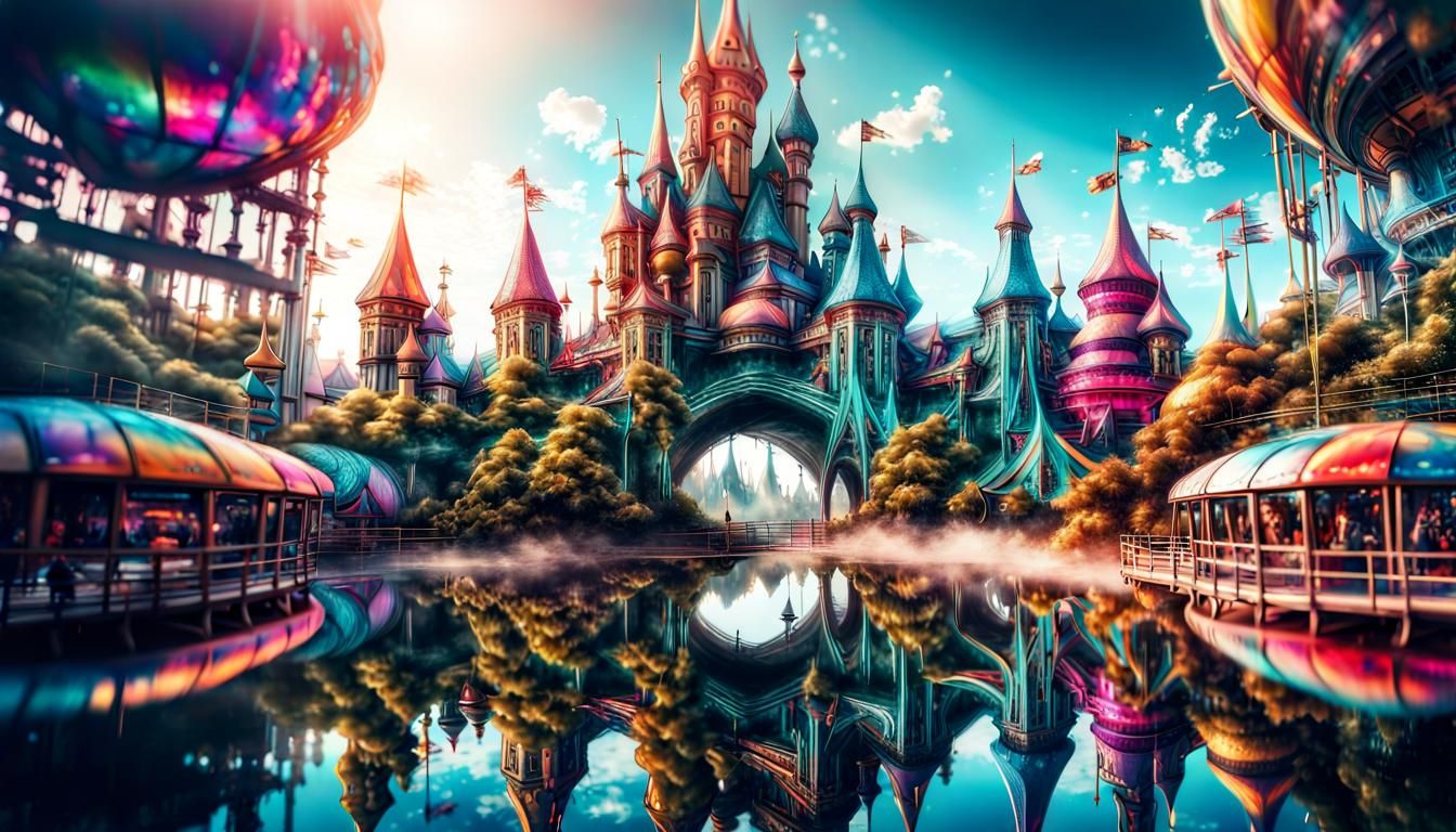 Magical Lake Theme Park