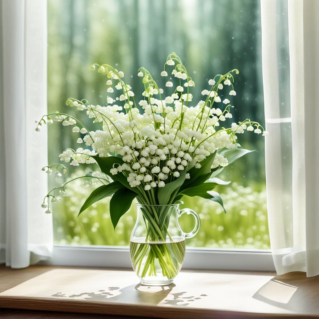 Lilies of the Valley: A Summer Postcard Scene