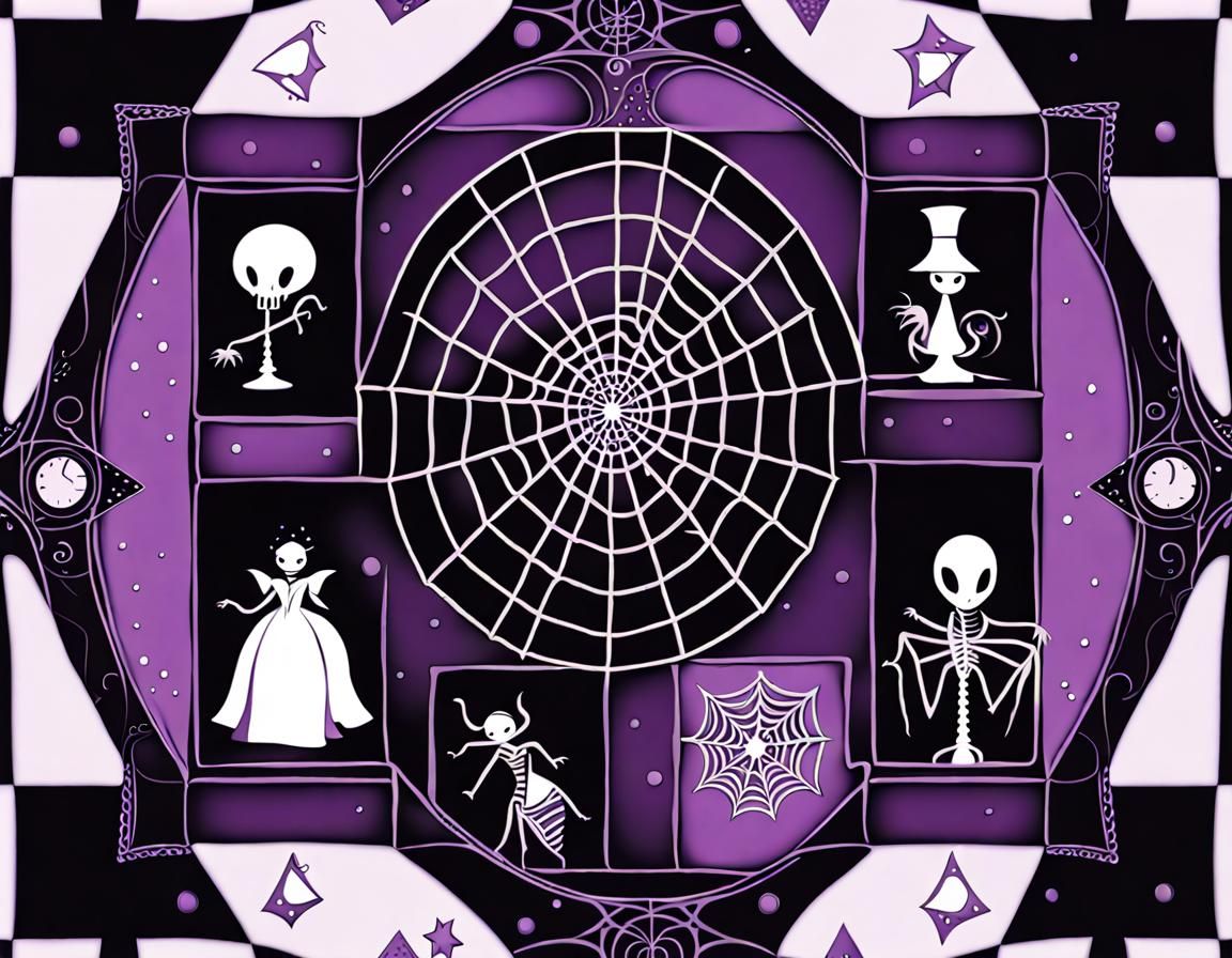 Gothic Steampunk Storyteller with Math Monsters