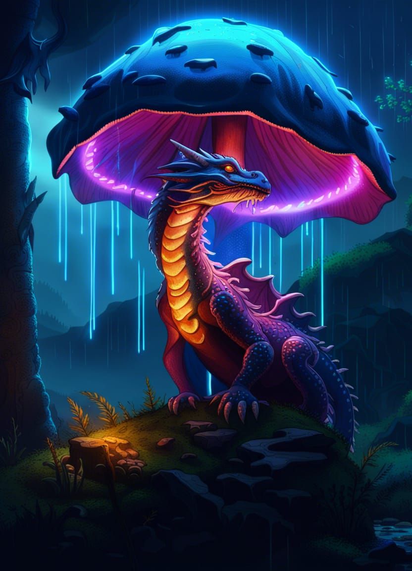 Seeking shelter from the rain