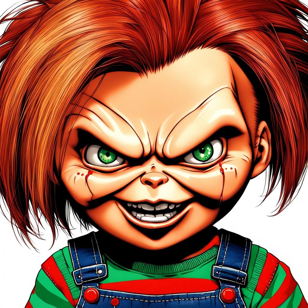 Chucky in Anime Key Visual Style