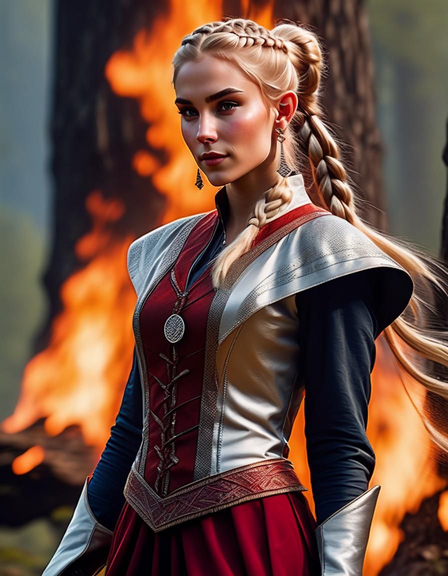 Medieval fantasy girl