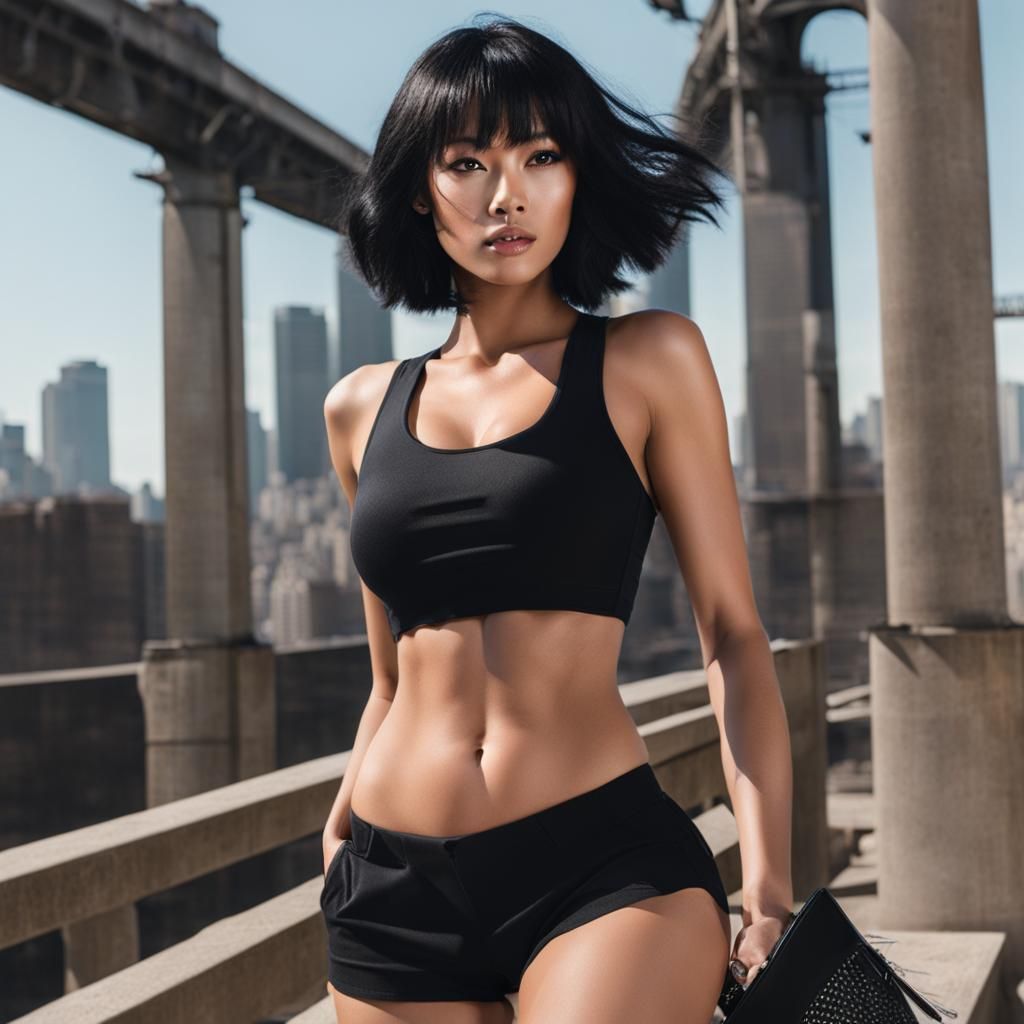 AI Generated Image of Black Hair