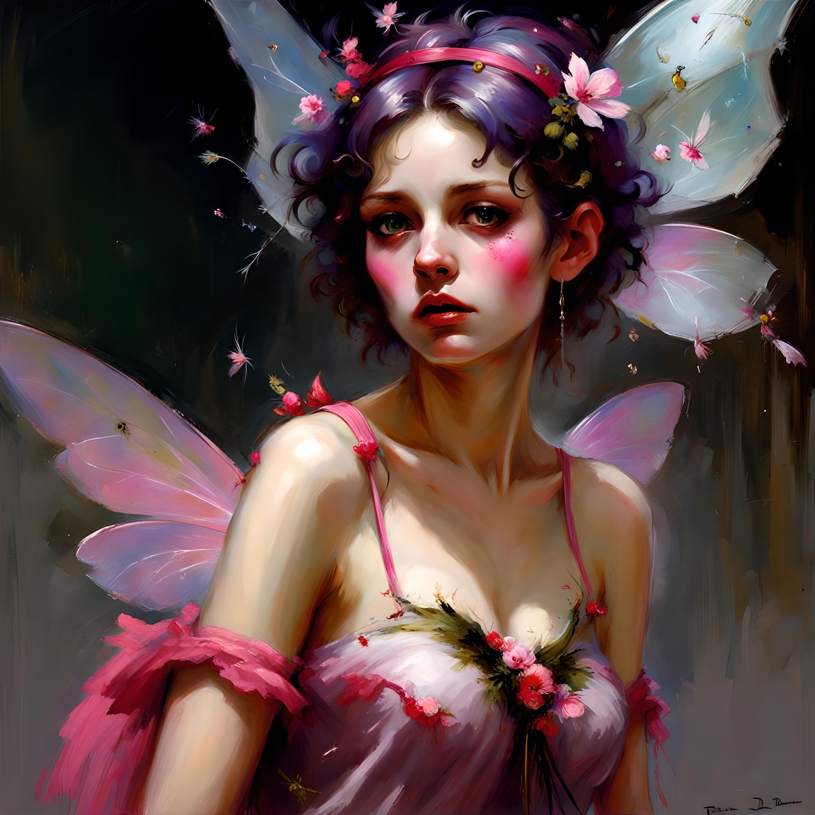 Weirdcore fairy by pino daeni
