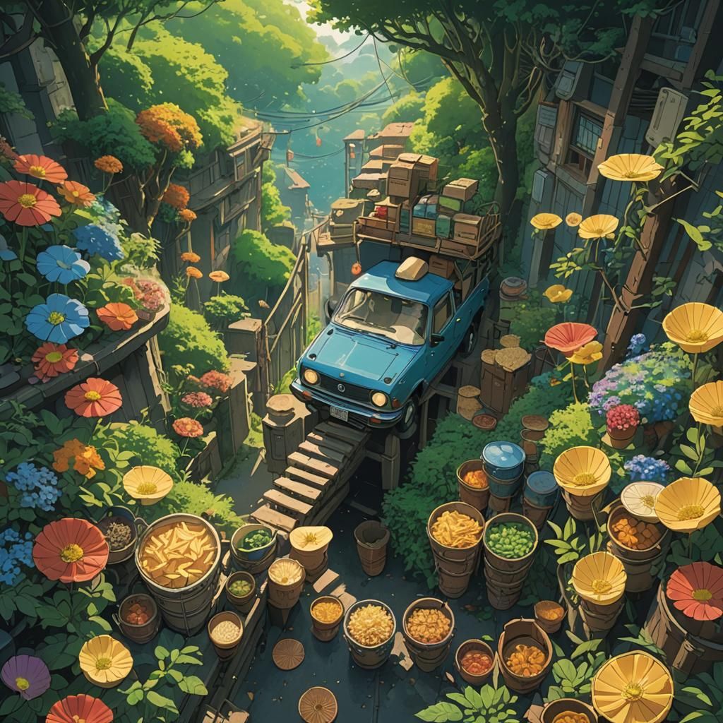 Chips in Anime Style by Makoto Shinkai