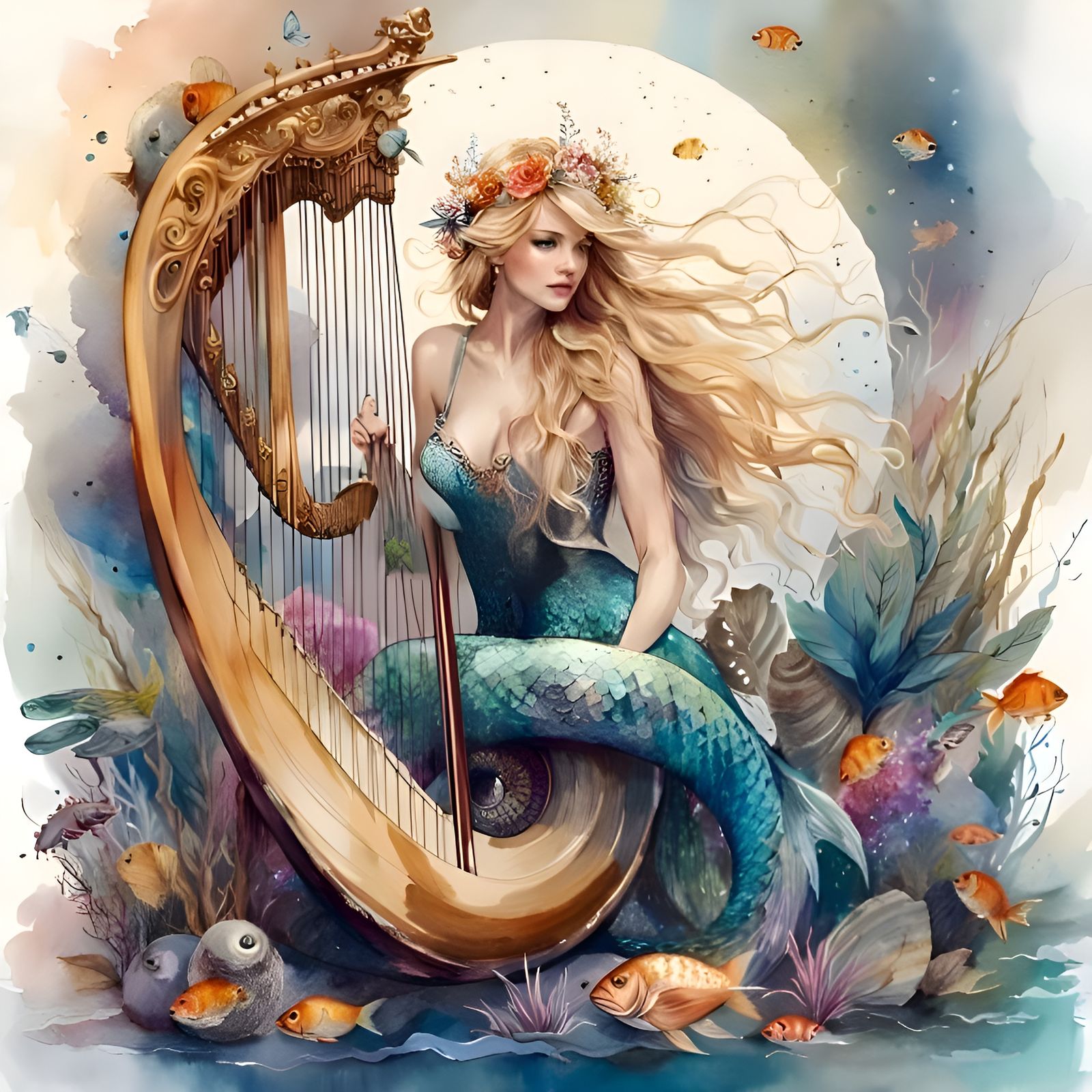 Blonde Mermaid