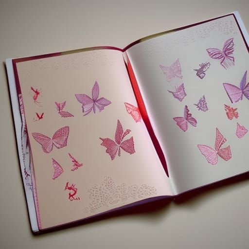 Rustic Notebook and Treasure Chest Still Life