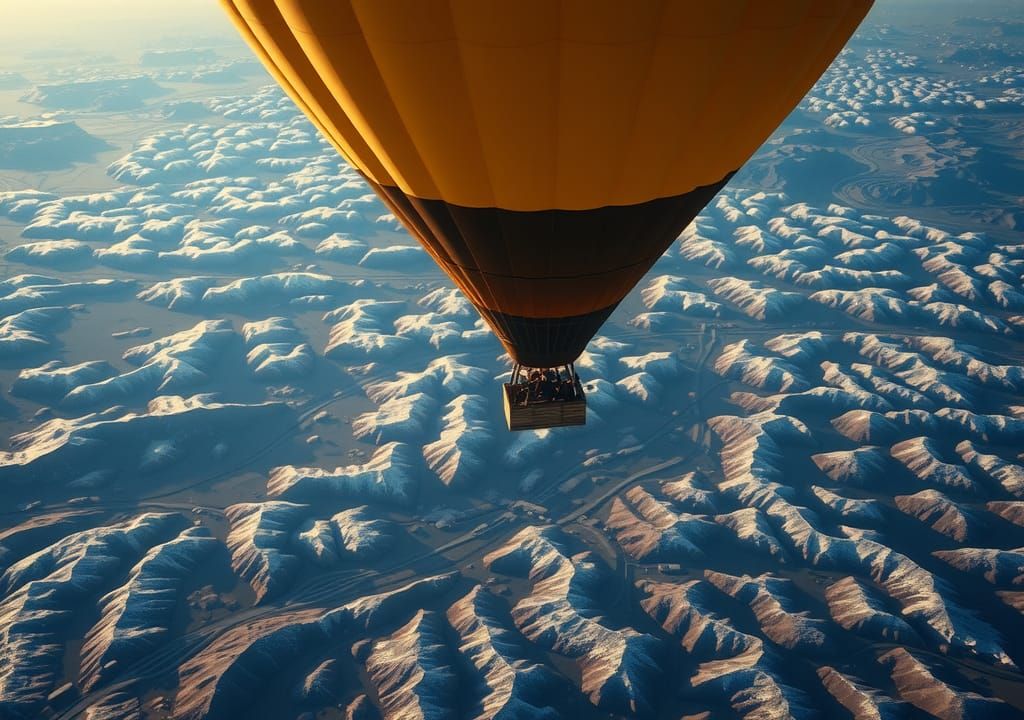 Earth Vista from Hot Air Balloon: Film Still