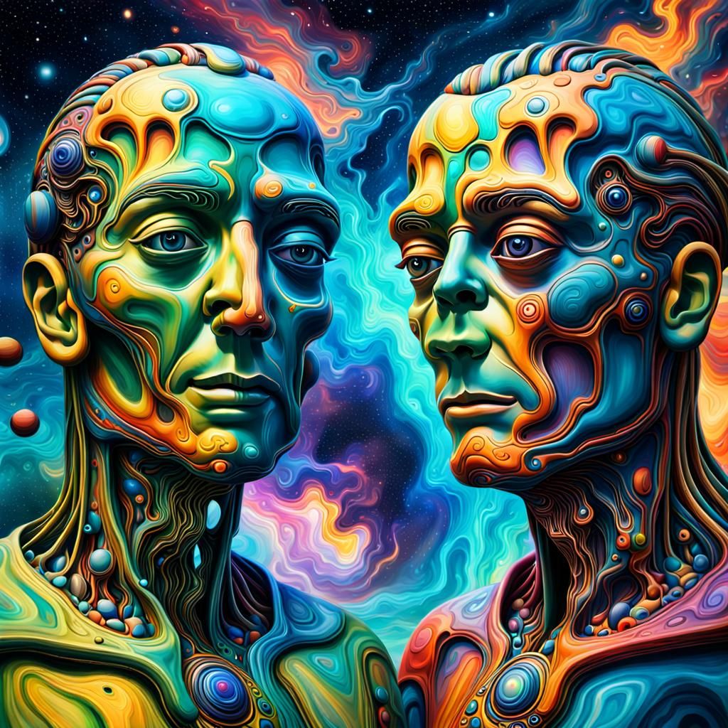 Psychedelic Android Dream: Merging Biological and Artificial...