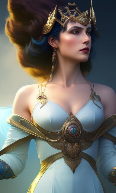 Mab, Queen of Air and Darkness: Hyperdetailed Portrait