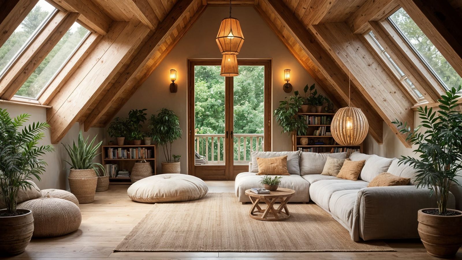 Boho Luxury Attic Family Relaxation Zone