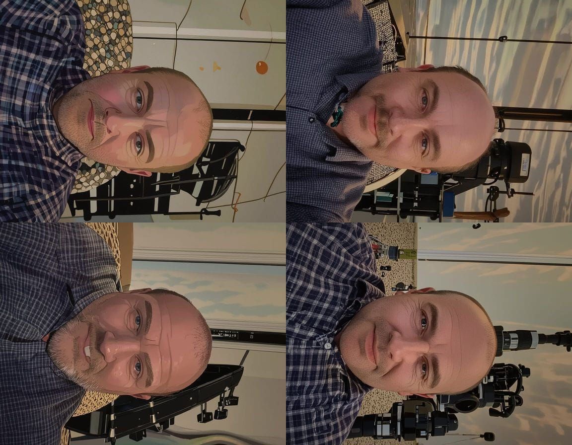 Man in Collared Shirt on South Carolina Beach