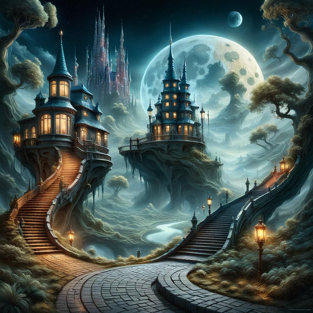 Miniature sci-fi world