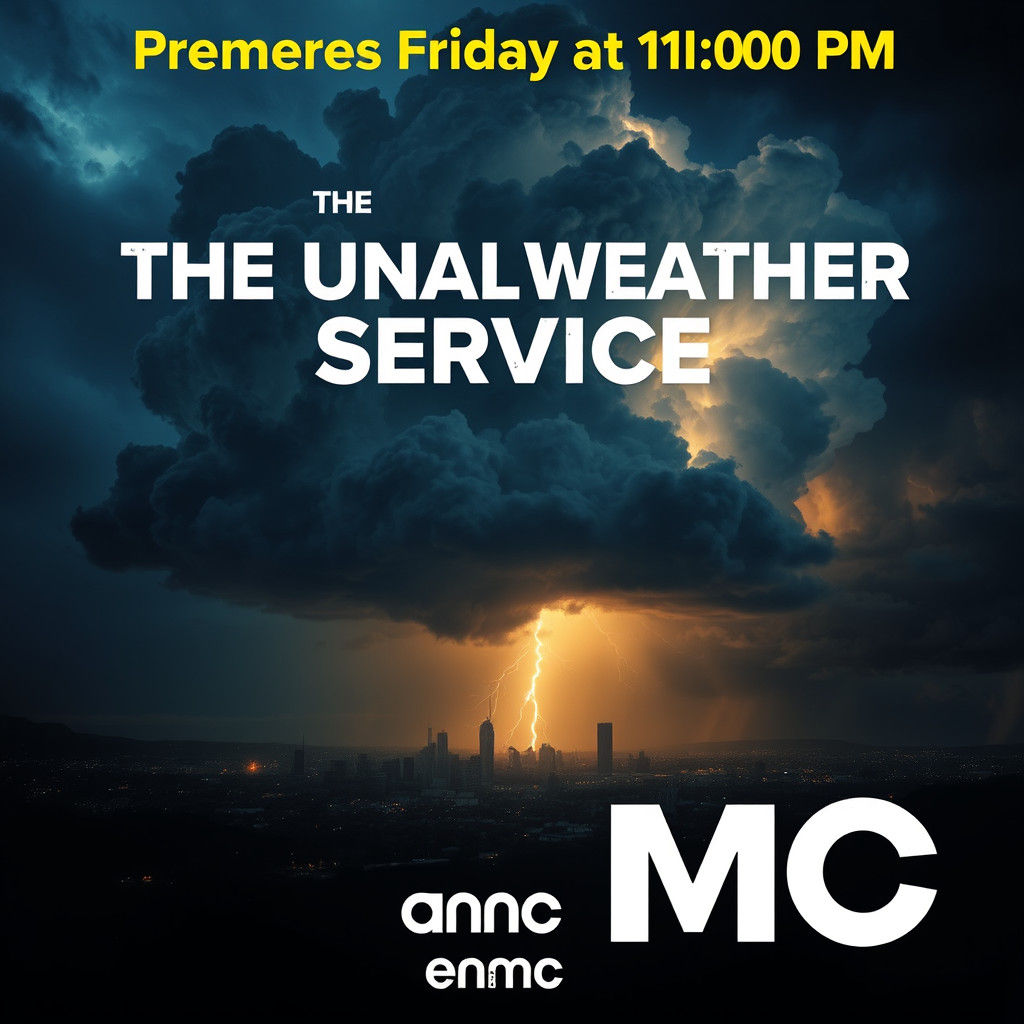 Ominous Storm Cloud Movie Poster in Atmospheric Style