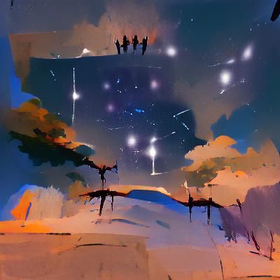 Infinite Starry Sky Digital Art