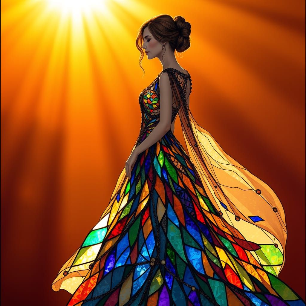 Stained Glass Gown