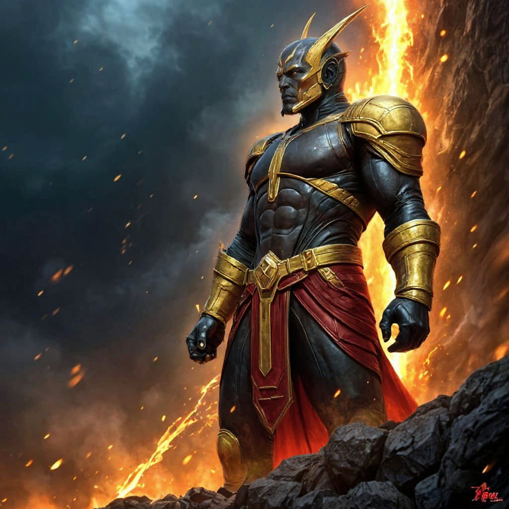 Apocalypse in Hyperrealistic Digital Comic Art