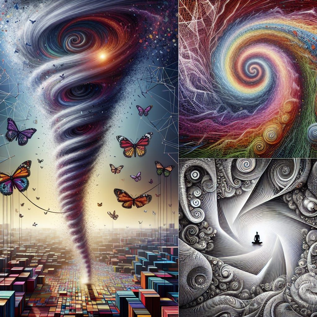 Embrace the Chaos: Vivid Colors and Abstract Forms