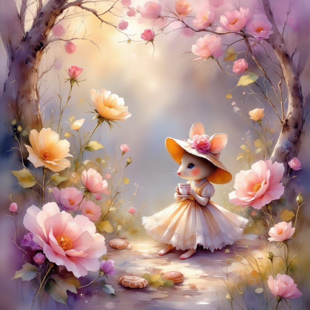 Mouse Tea in the Garden