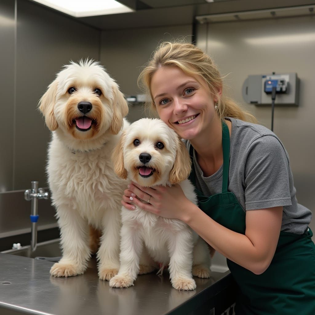 Vibrant Canine Portraits in Northern Soul Canines Style