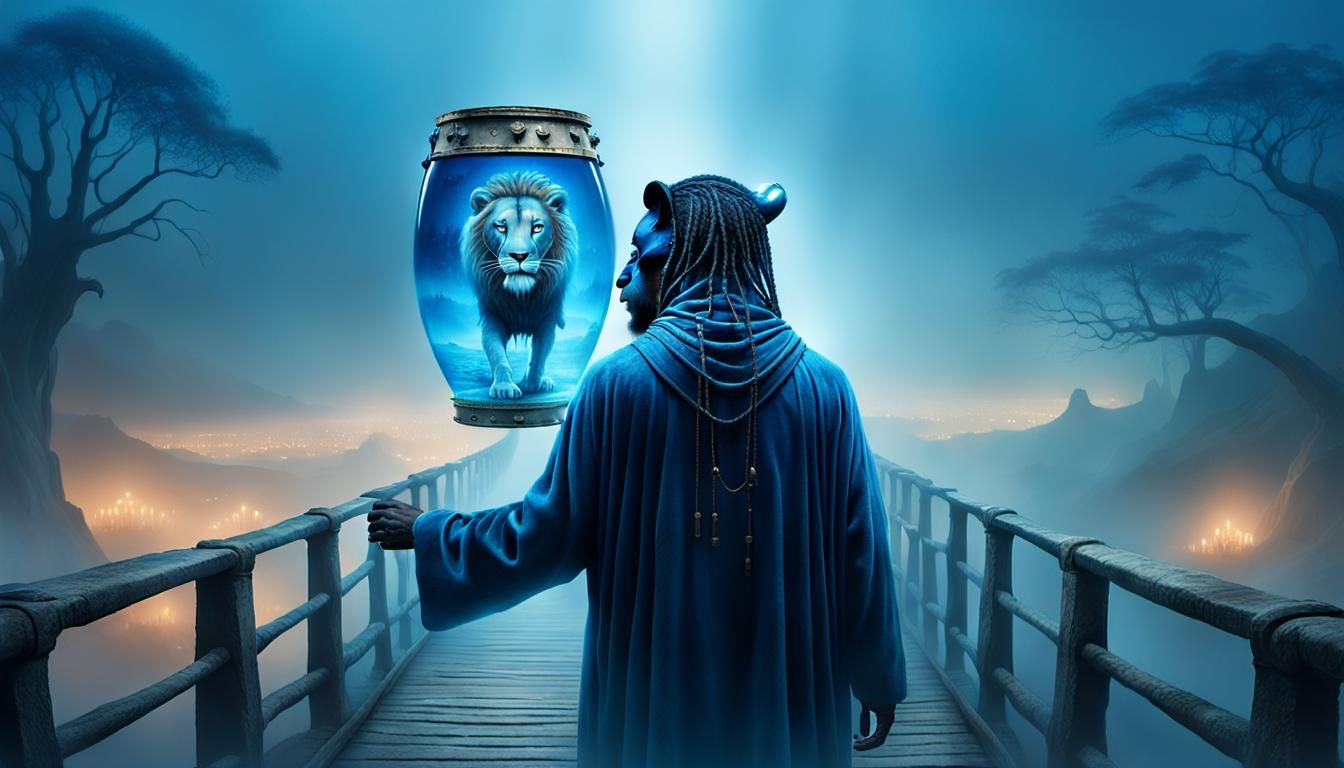 Varo-Inspired Dreamscapes: Enigmatic Figure at Doppelganger....