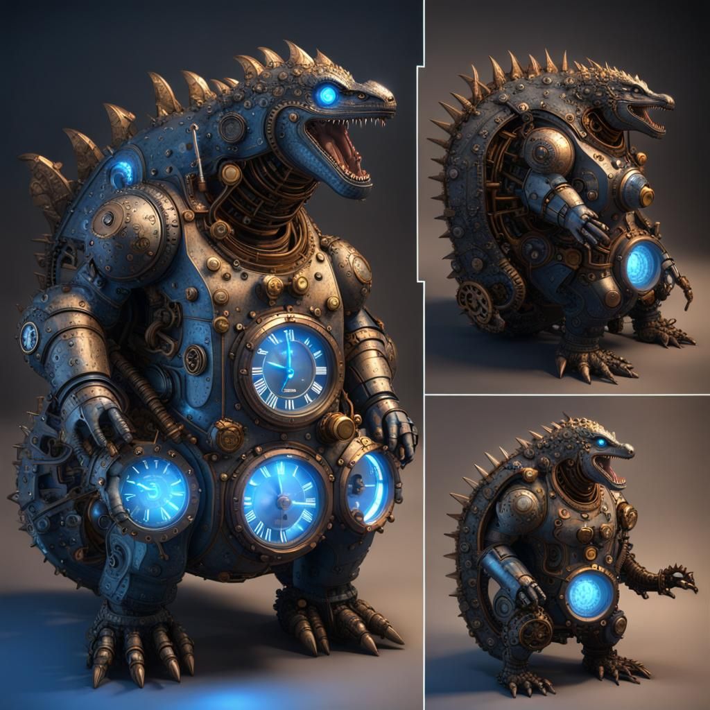 Surreal Steampunk Monstrosity Emerges from the Fog