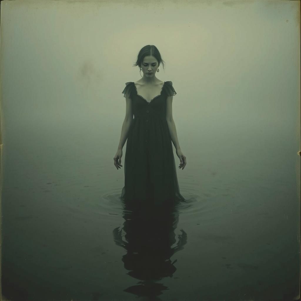 Emotional Portrait of Heartbreak and Anger