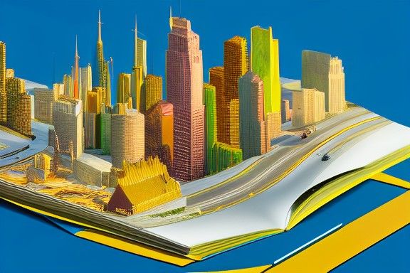 Gelatin City: Hyperrealistic Concept Art in 8K