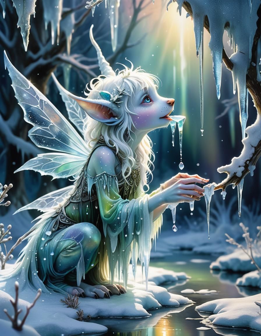 Winter Fae Critter?