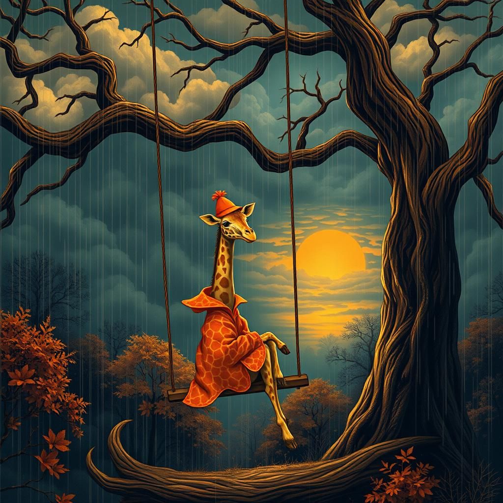 In the style of Salvador Dali