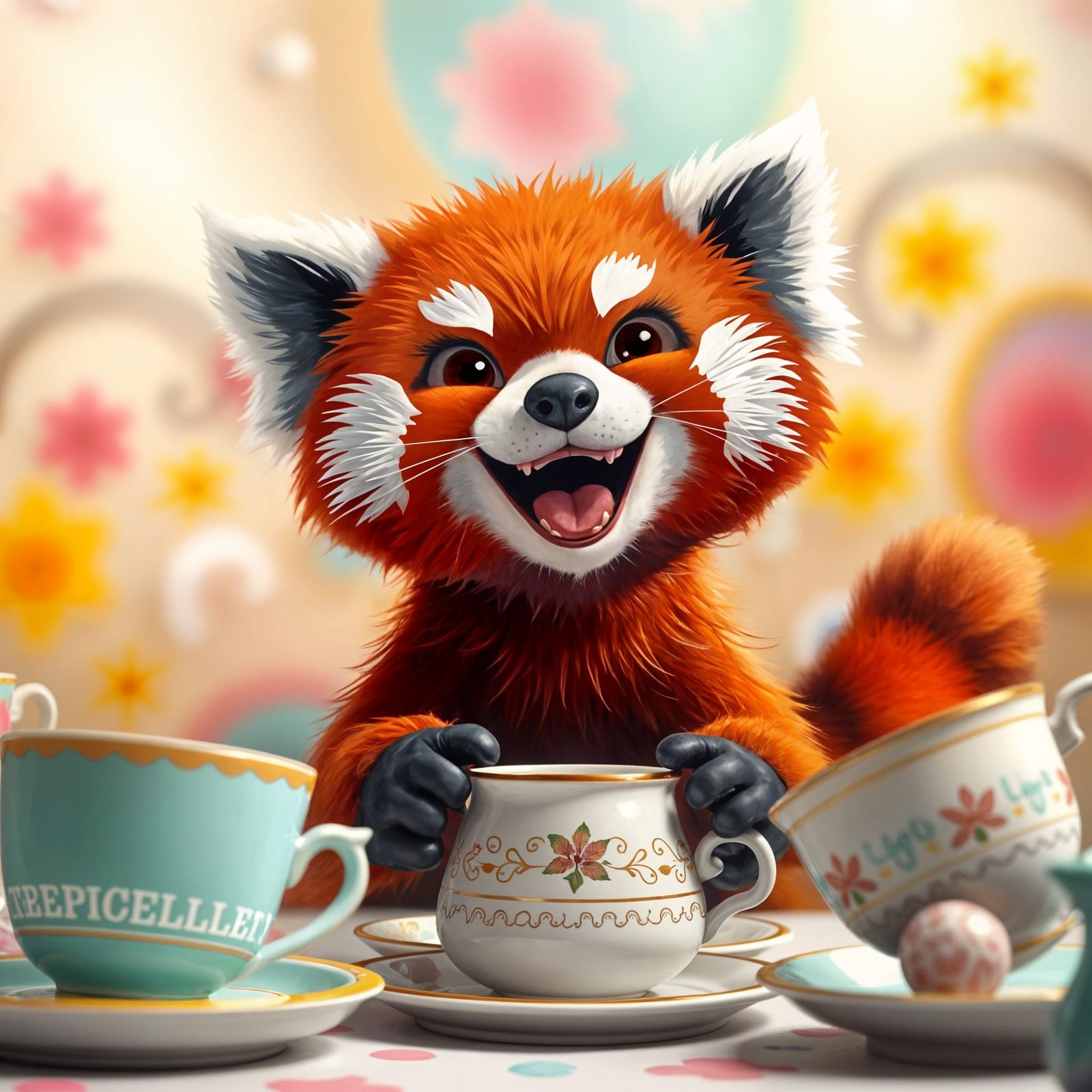 Red Panda Tea Party