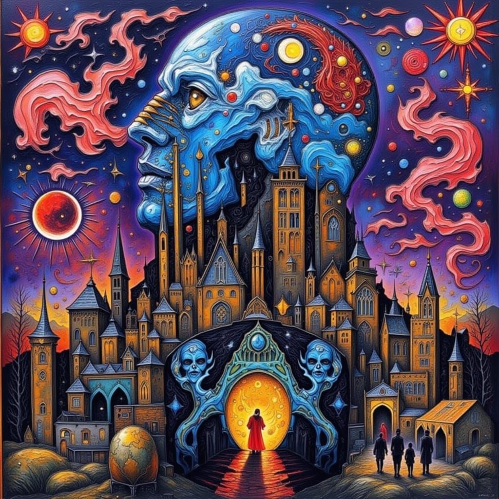 AI Image with Impasto Style from LoRA Models