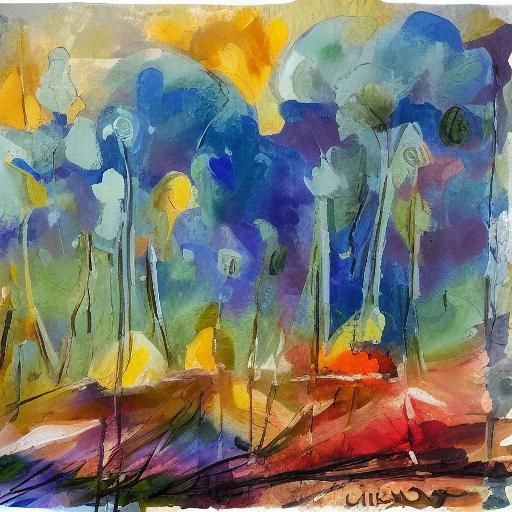Gouache and Watercolor Impressionist Life Painting