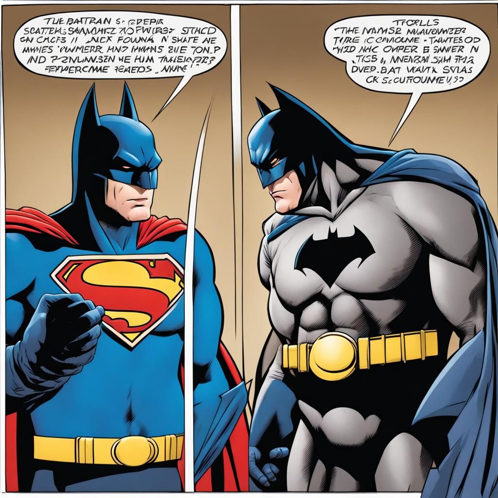Batman and Superman Costume Swap