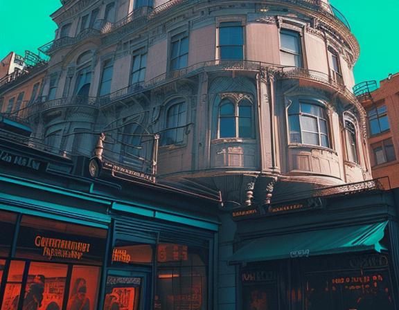 Friends in the City: Art Deco Digital Comic