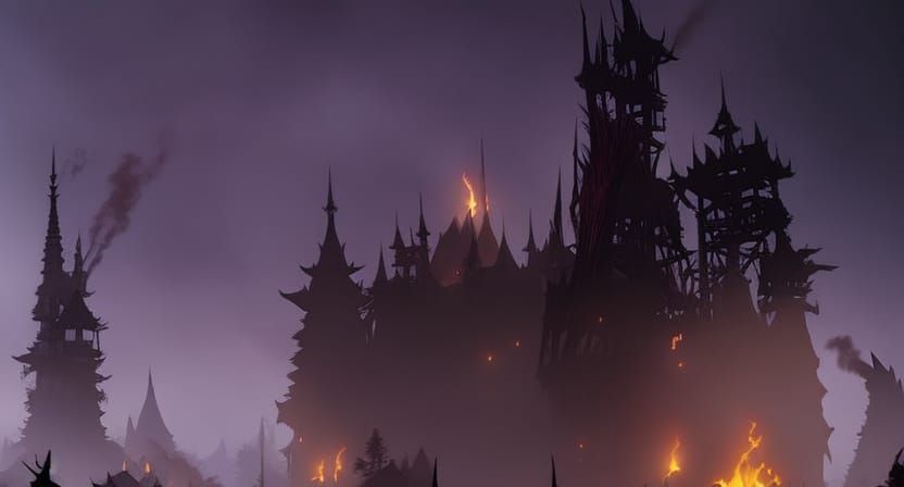 Hyperdetailed Shinigami: Dark Fantasy Concept Art