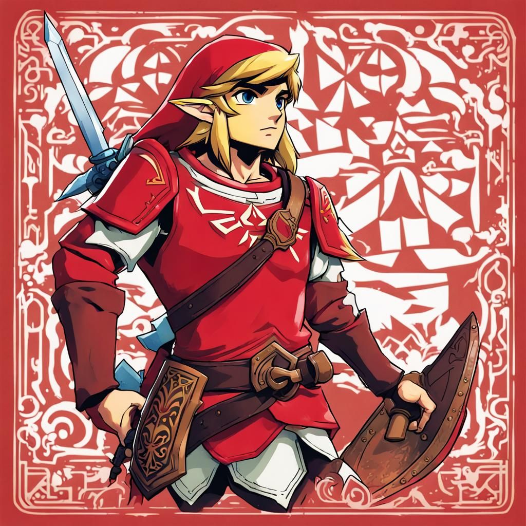 Link in Red Armor from Legend of Zelda