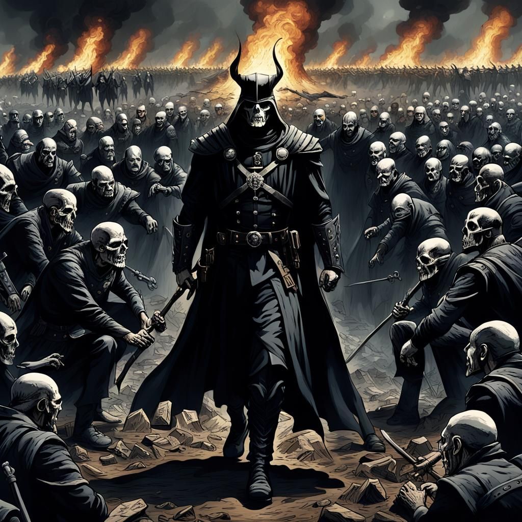 War Generals in Comic Book Style
