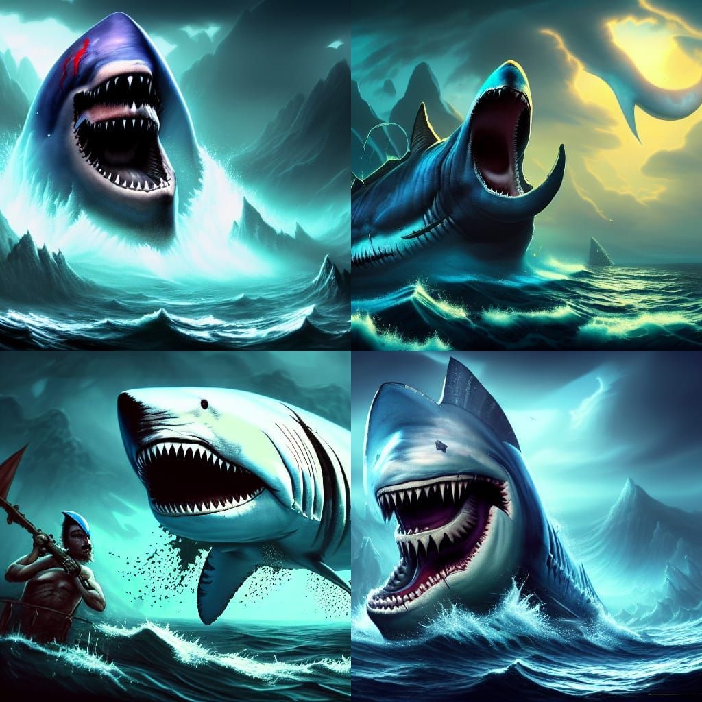 Megalodon: Terrifier of the Sea, Digital Matte Painting
